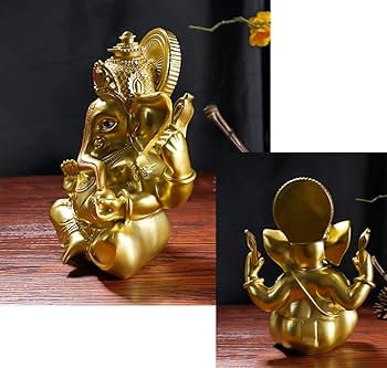 Amazon.co.jp: ガネーシャ 置物 風水 インドの神様 象 オブジェ