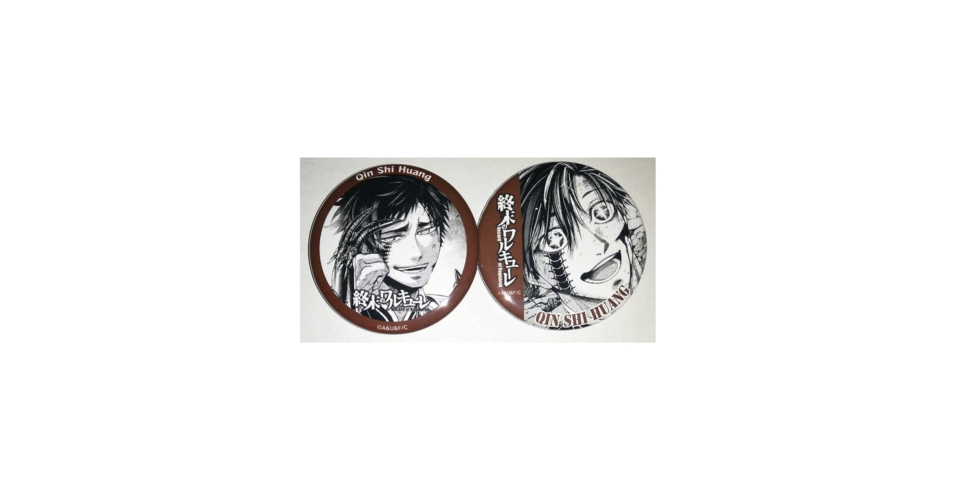 終末のワルキューレ 始皇帝 コマ 缶バッジ ツタヤ 5点 原作絵 終末の