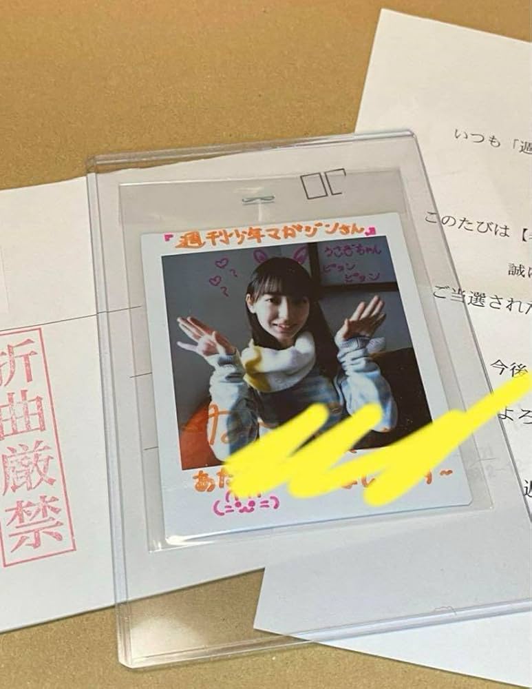 川口春奈 TVガイドプラス 直筆サイン入りチェキ 【公式通販】