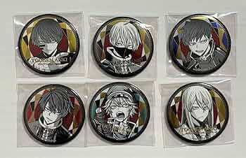 一ノ瀬四季 桃寺神門 桃源暗鬼 メタリック 缶バッジ 原作絵 桃源暗鬼