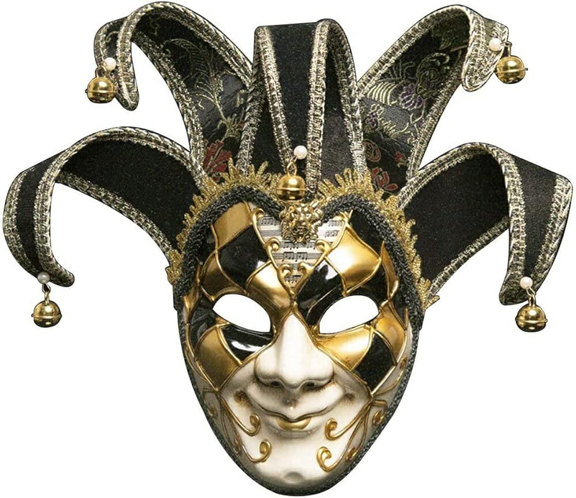 Amazon.co.jp: [AiO JAPAN] ピエロ ヴェネツィアマスク ブラック