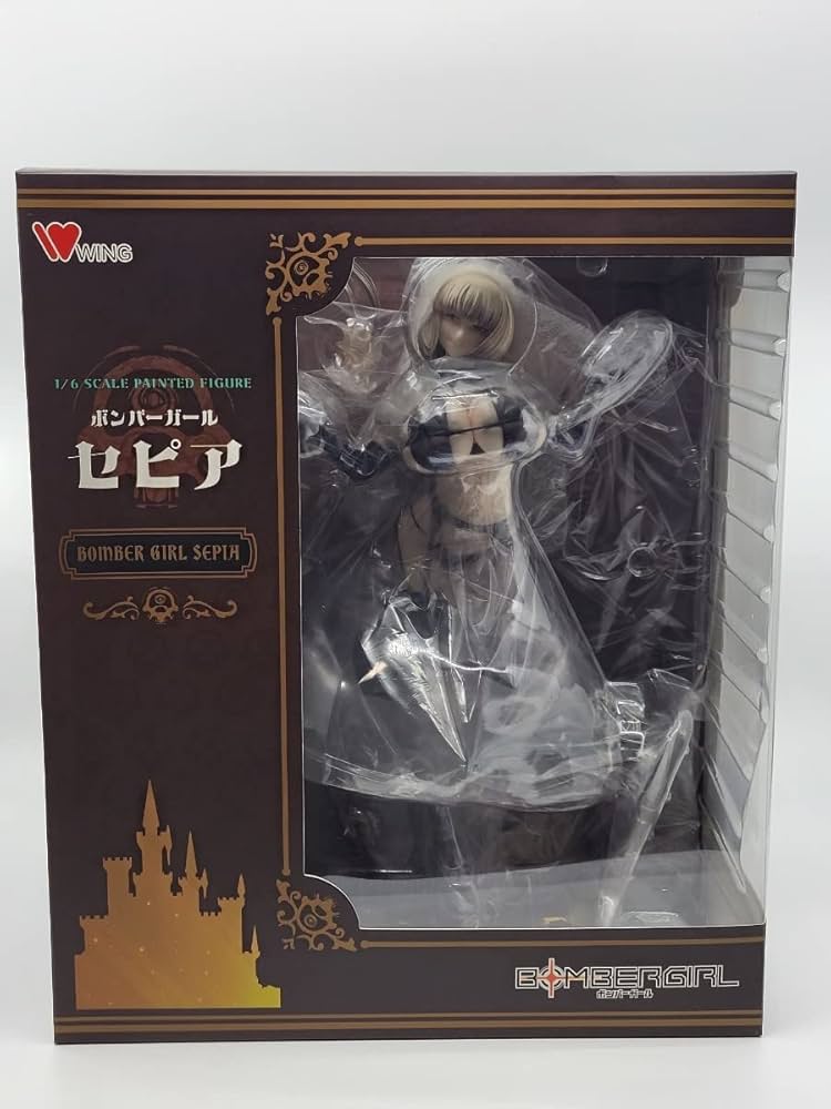 WING ボンバーガール 1/6スケール フィギュア セピア