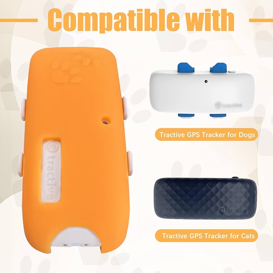 Amazon.co.jp: シリコンケースホルダー 2個パック Tractive GPS ペット