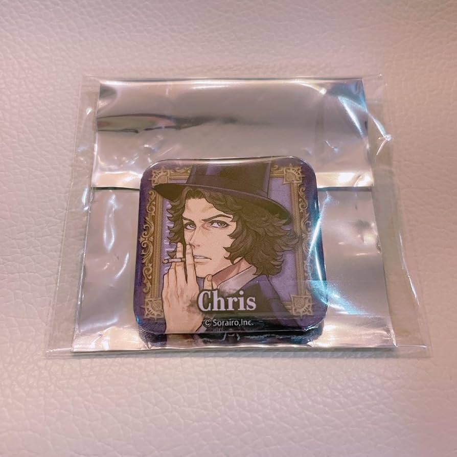 人狼ジャッジメント ダンジョン人狼 缶バッジ クリス チャン ゲイル