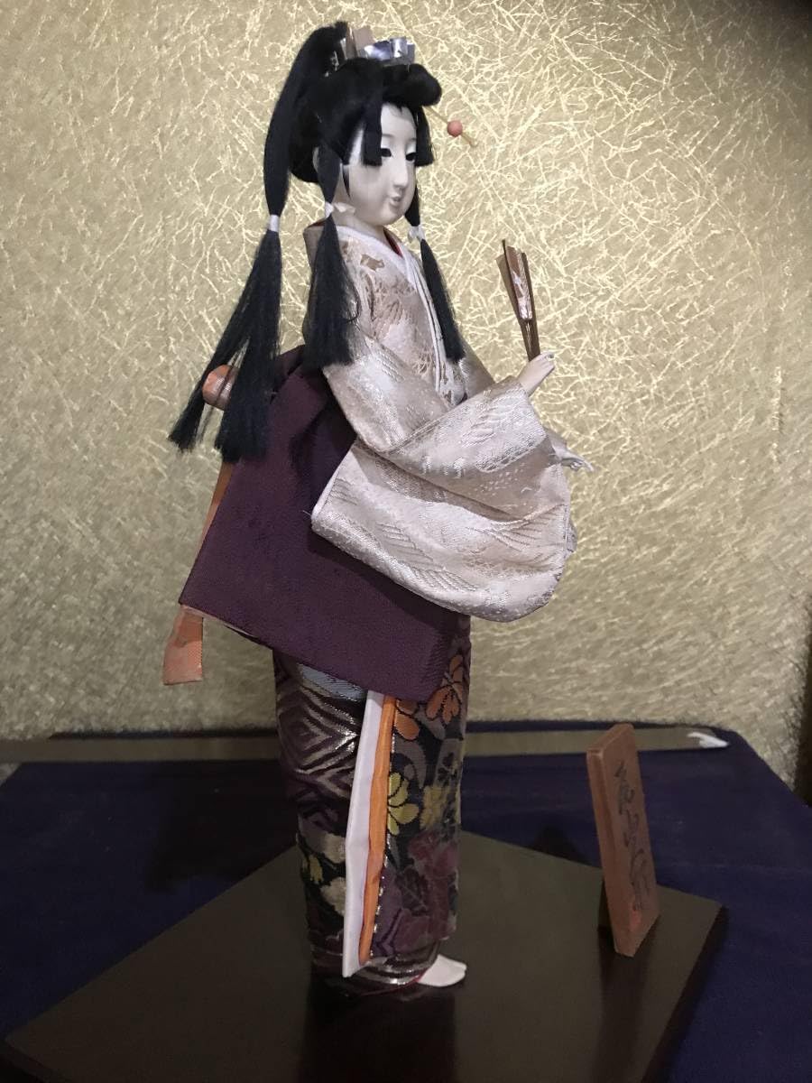 尾山人形日本人形ケース保存紫峰作