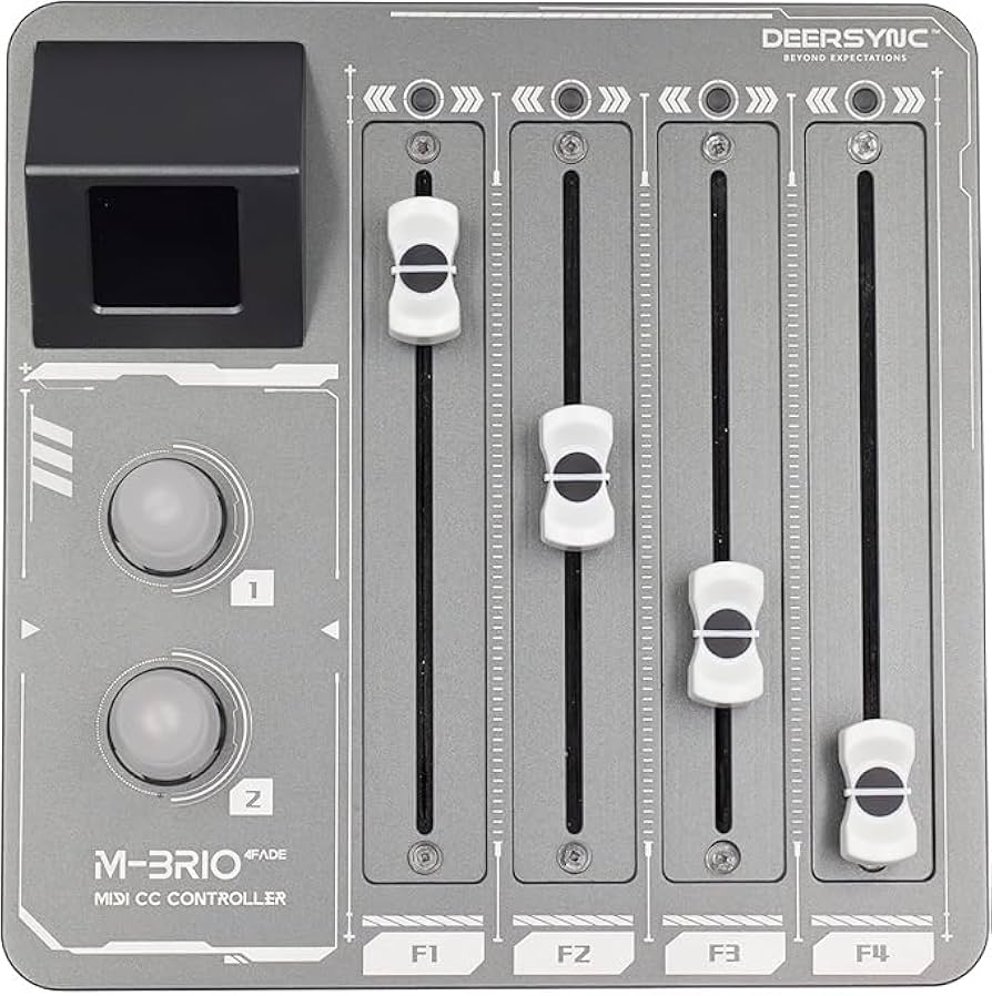 Amazon.com: Deersync M-BRIO-4FADE 4 Faders MIDI CC Controller