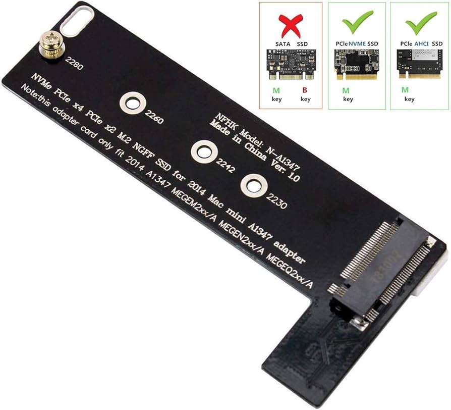 Amazon.co.jp: Hodays M.2 NGFF NVMe PCIe x4 SSD → late 2014 版 Mac