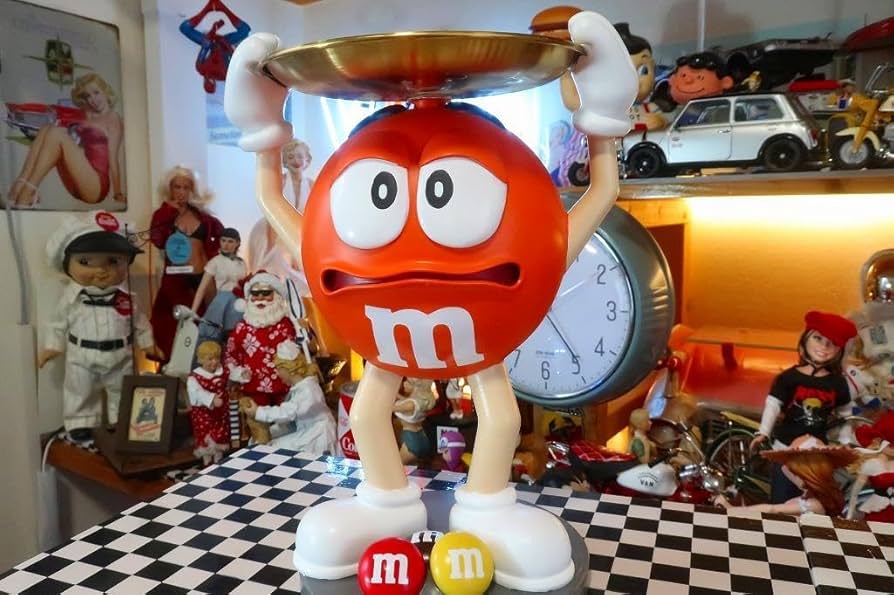 Amazon.co.jp: m&m's M&M's Orange Candy Tray, Store Display : Home