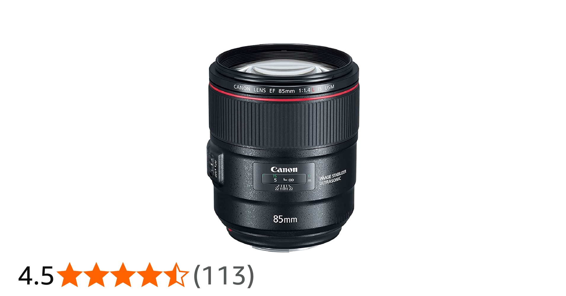 Amazon | Canon 単焦点レンズ EF85mm F1.4L IS USM フルサイズ対応