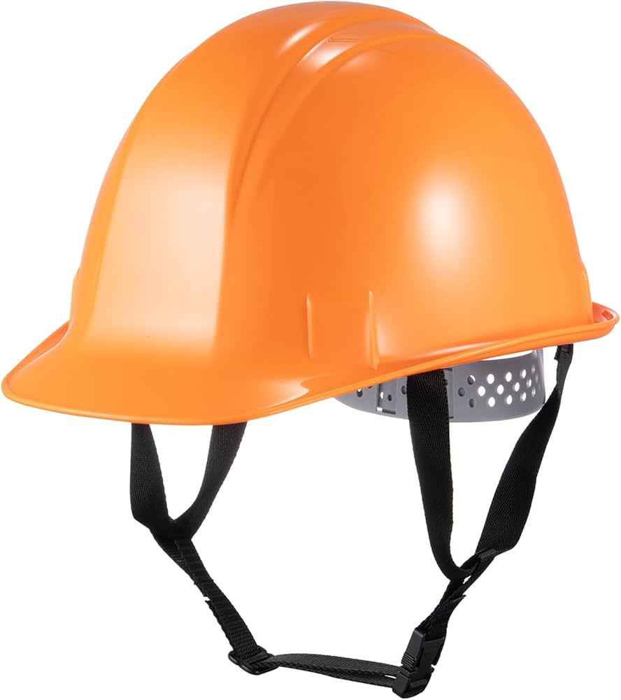 Amazon | トーヨーセフティー(TOYO SAFETY) ヘルメット オレンジ No