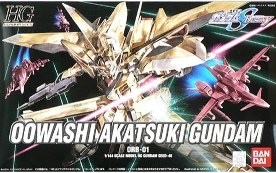 HG seed シリーズ セイバー、レジェンド、オオワシアカツキ3体セット