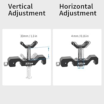 Amazon.com : Nitze 15mm Universal Lens Support with Rolling Y