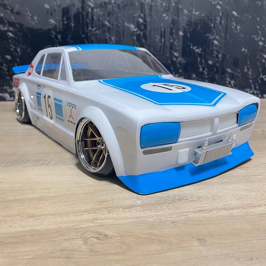 10分1ラジコンボディ、ハコスカ Amazon.co.jp: abcホビー ニッサン