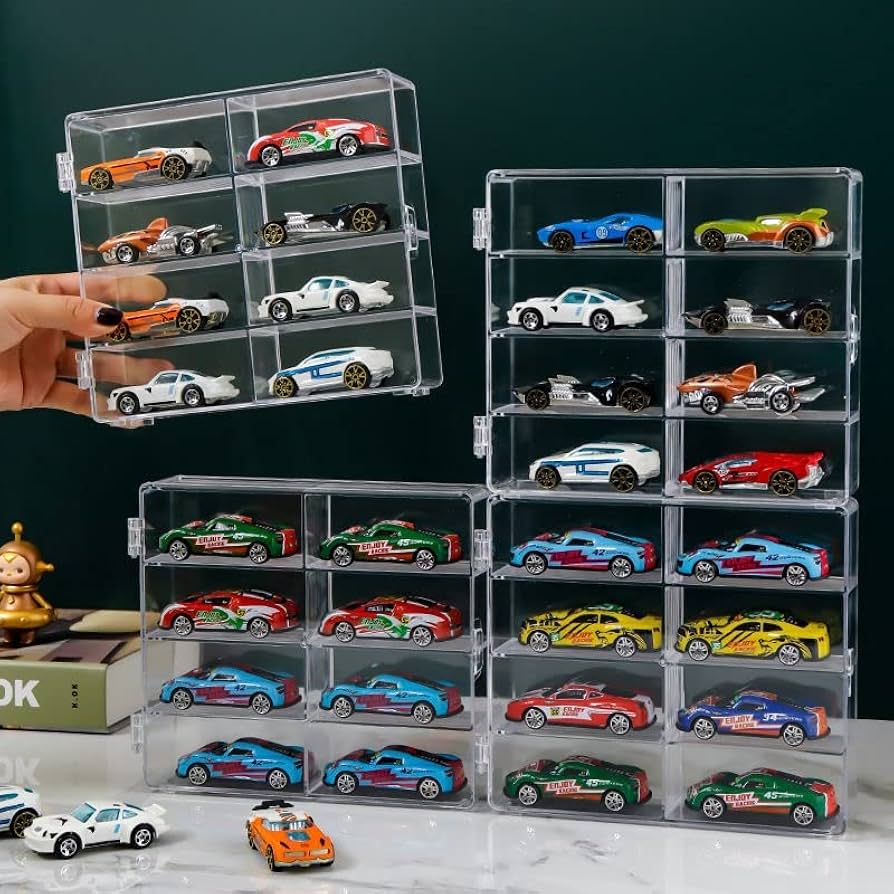 Amazon.co.jp: GUNSEED トミカケース （4個×8マス）透明なトミカケース