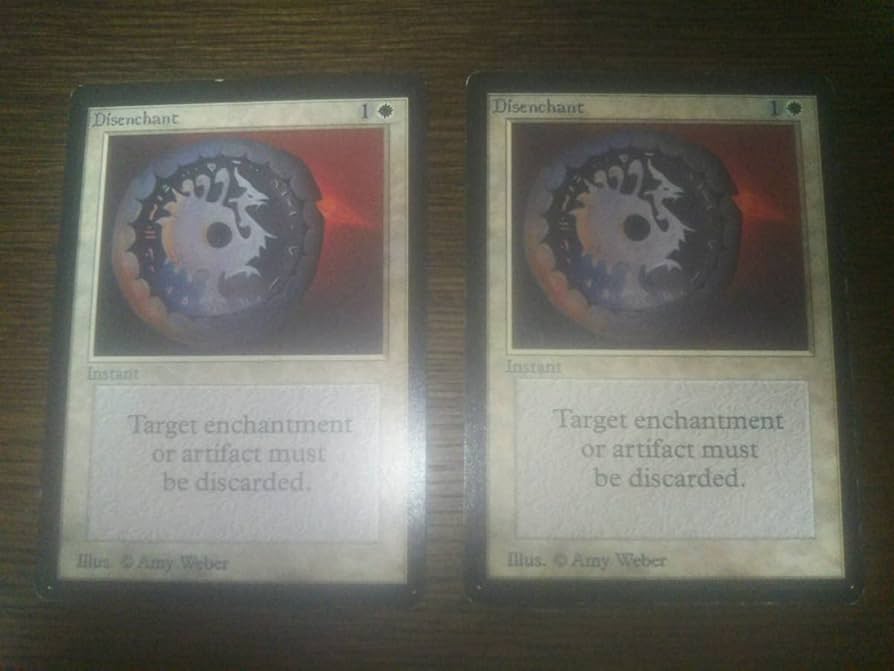 Disenchant 解呪 β BETA ベータ MTG マジック・ザ・ギャザリング 《解