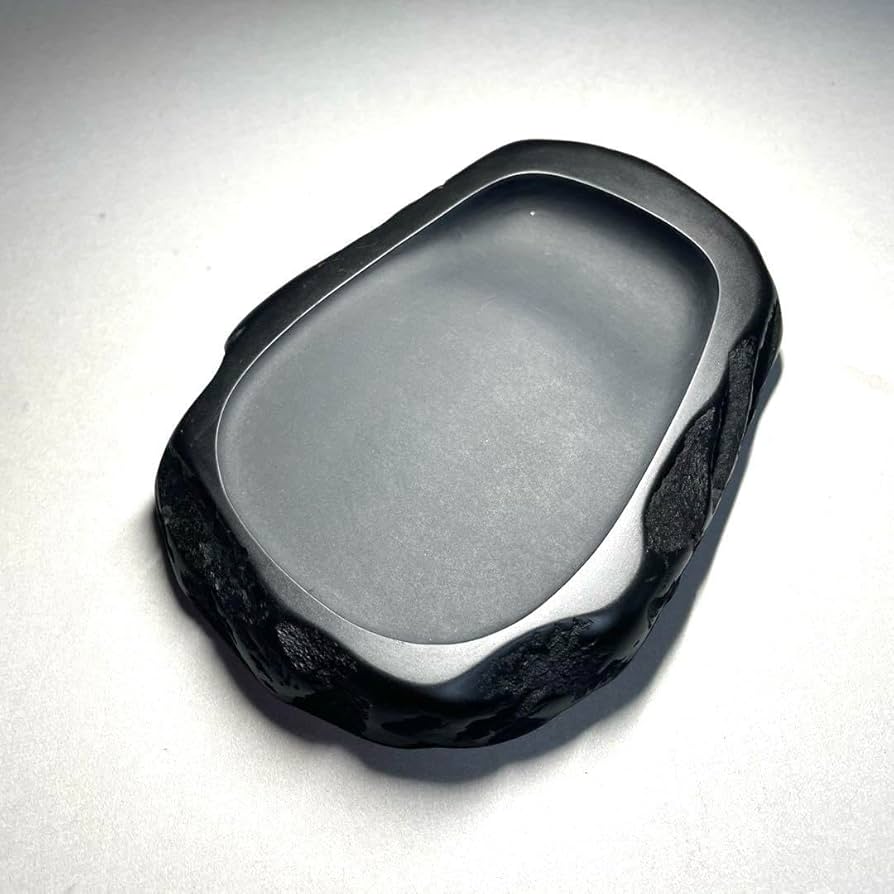 鍋倉山龍渓硯 硯 清泉堂 二代目深澤秀石 書道具 文房具 古