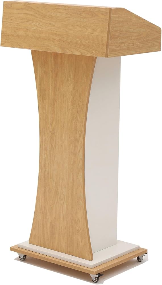 Amazon | 演台 演説台 司会台 キャスター付き、教会/教室用モバイル