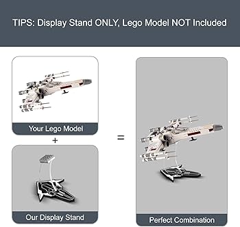 Amazon.com: NAOCARD Acrylic Display Stand for Lego 75325/ 75301