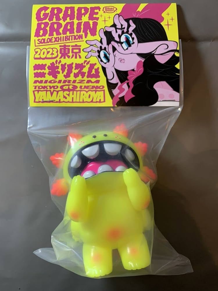 美品 GRAPE BRAIN 自由の女神 まかろに おにぎり ソフビ セット