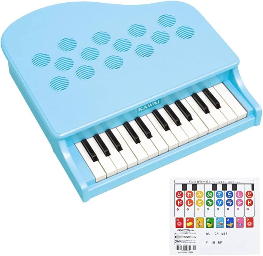 Amazon | カワイ ミニピアノ KAWAI TOY PIANO + ドレミが学べるシール