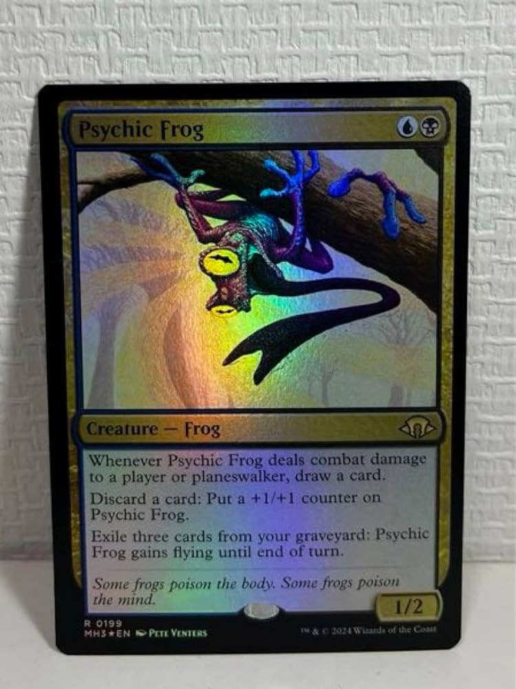 超能力蛙 旧枠 4枚 英語 Psychic Frog MTG 超能力蛙 英語版