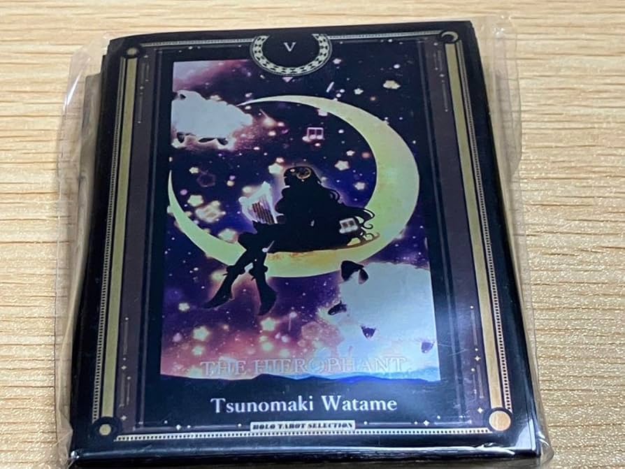 潤羽るしあ タロット スリーブ 未開封60枚入り 匿名配送 潤羽