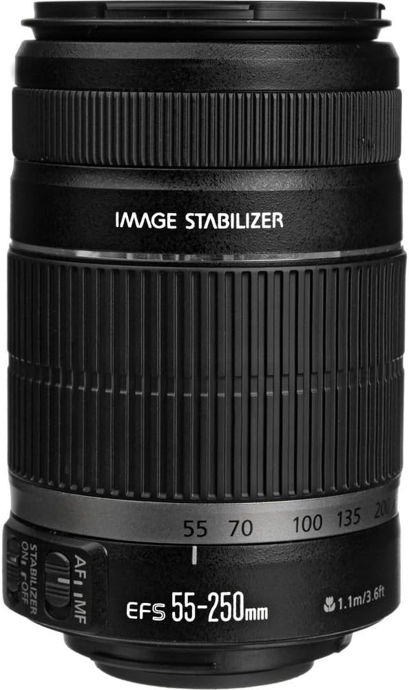 Amazon.com : Canon EF-S 55-250mm f/4-5.6 is II Telephoto Zoom Lens