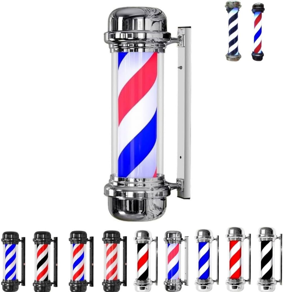 58cm signpole barber サインポール バーバー 理容 床屋さんのサイン