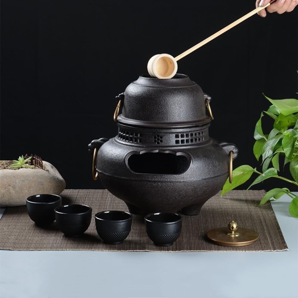 薬缶 ヤカン 銅 草花文様 掘り 茶道具 風炉 炉端 囲炉裏 薬缶 ヤカン