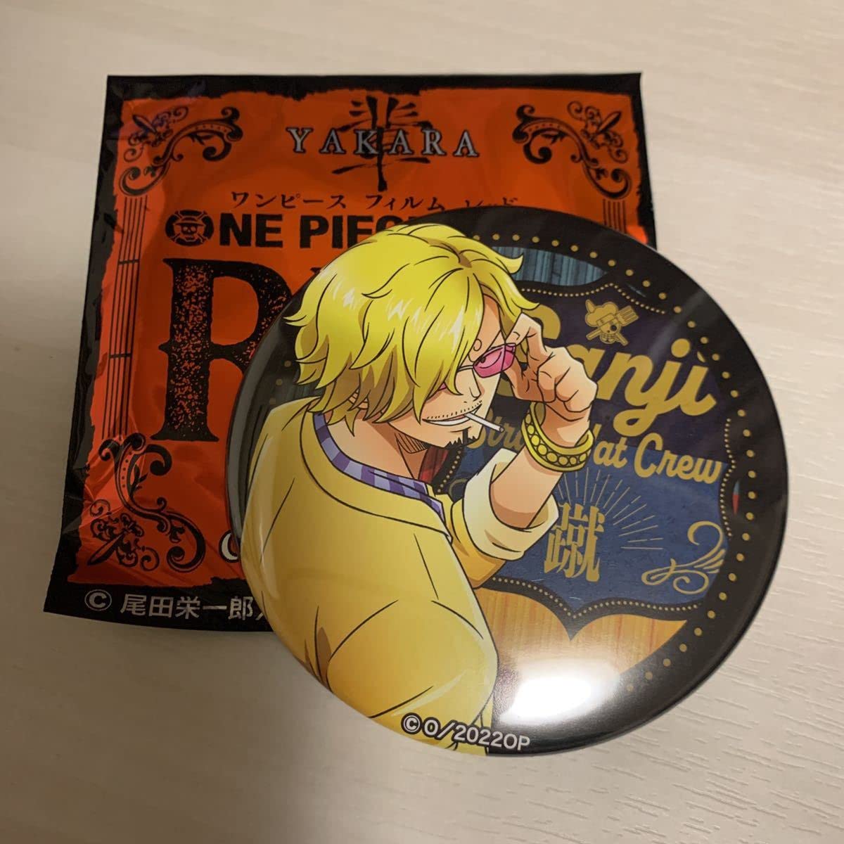 ワンピース サンジ 缶バッジ・ストラップ他セット