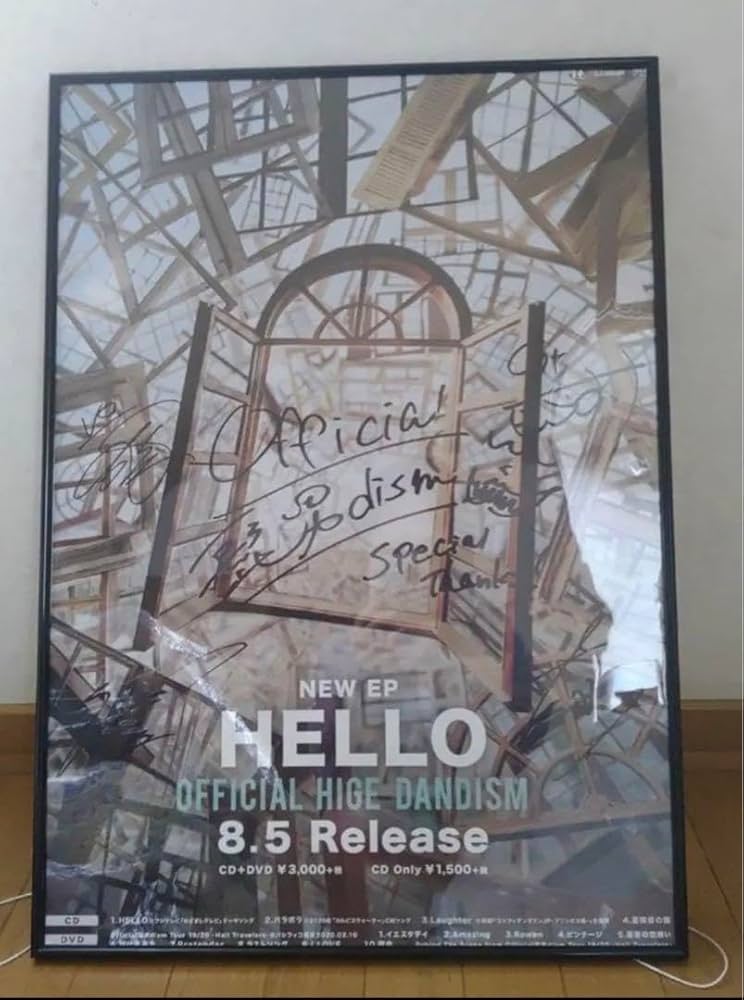 Official髭男dismサイン入りポスター