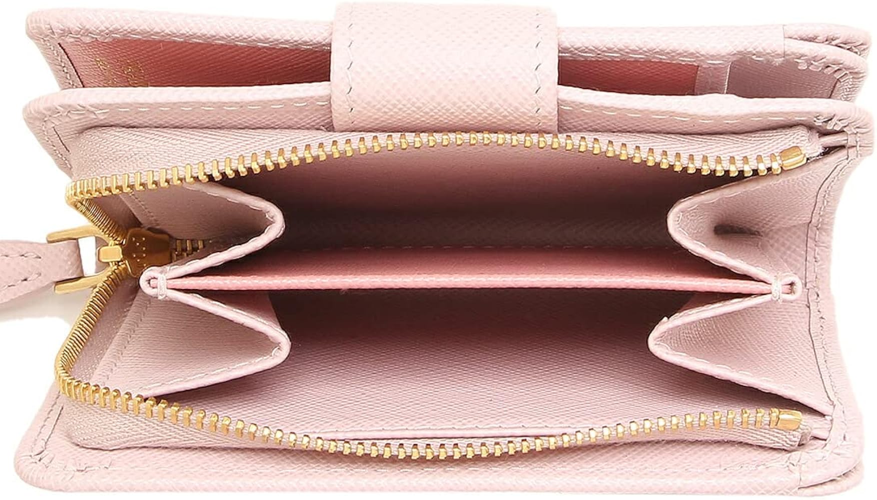 Amazon | [Prada] [プラダ] 二つ折り財布 サフィアーノ ピンク