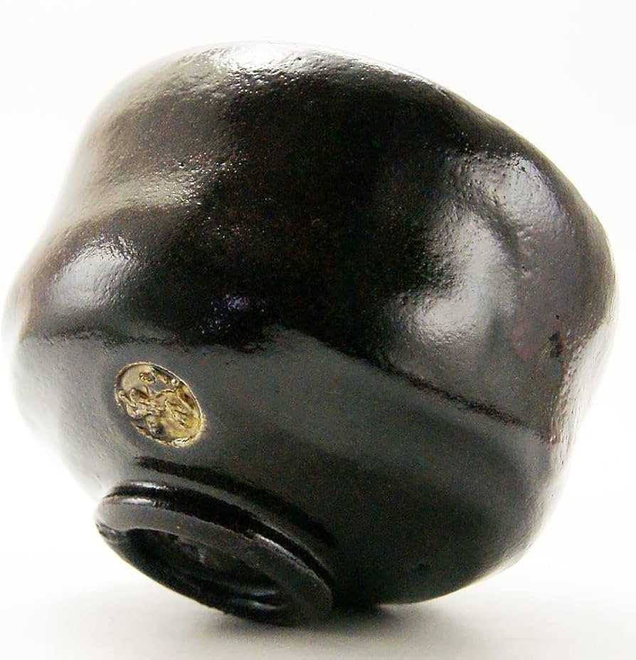 Amazon | 抹茶碗 黒楽茶碗 「佐々木松楽 作」通年物 | 茶匠 みのる園