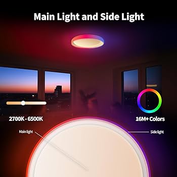 Aqara LED Ceiling Light T1M,Matter Over Bridge,Requires Zigbee 3.0