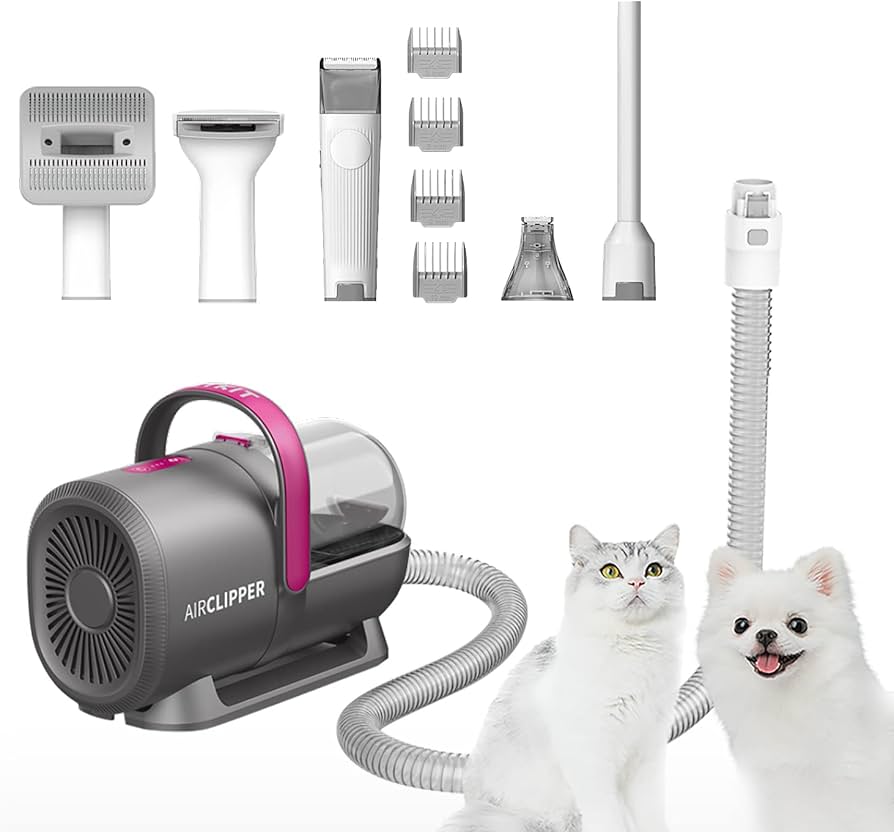 Amazon.co.jp: PETKIT バリカン 犬猫用 5 in 1 多機能 ペット 掃除機
