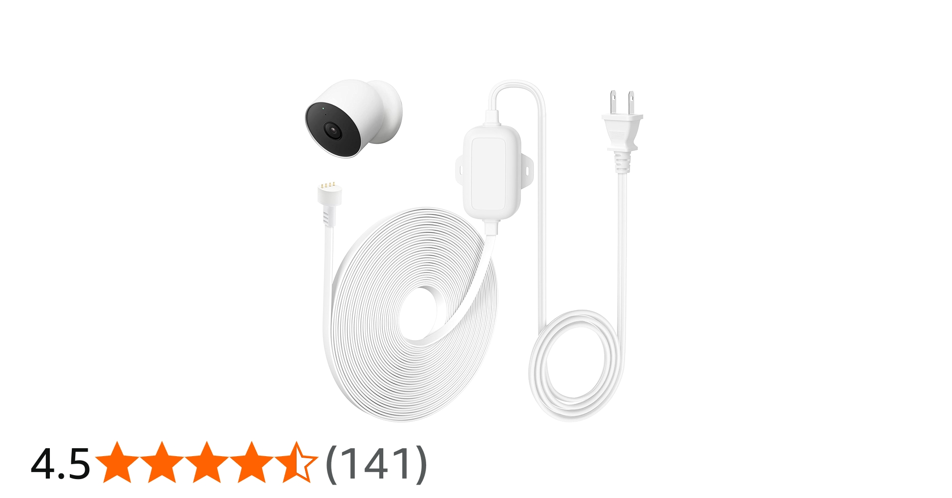 Amazon.co.jp: delilyn 25フィート/7.5m 電源ケーブル Google Nest Cam