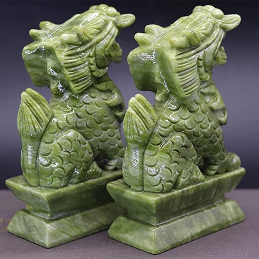 Amazon.co.jp: PiXiu/PiYao 中国風水彫像装飾樹脂装飾置物最高の繁栄を