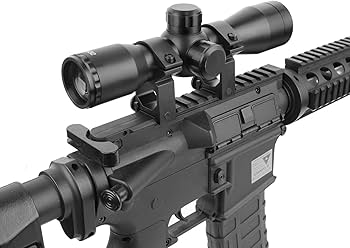 Amazon.co.jp: SKEERY 4X32 ライフルスコープ 4倍固倍照準器