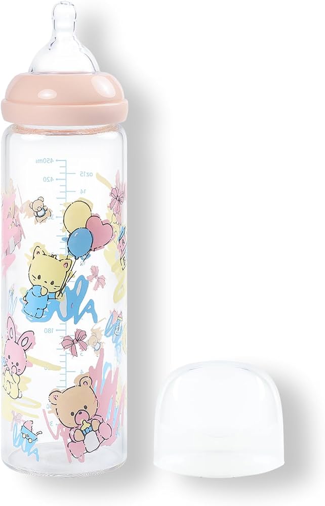 Amazon.com : LittleForBig Adult Glass Feeding Bottle Ultra Printed