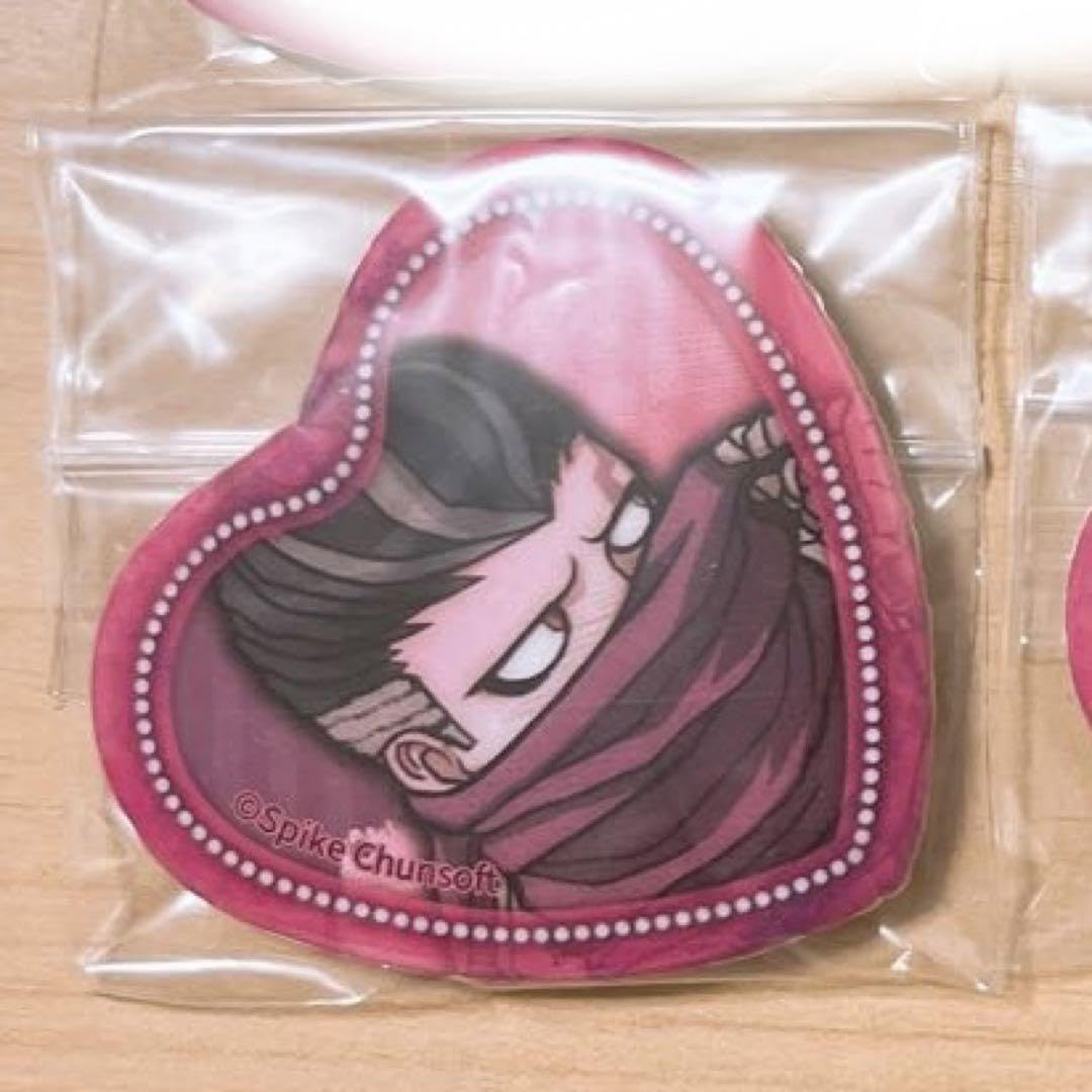 ダンガンロンパ ナンジャタウン テレ顔 照れ顔 ハート缶バッジ 田中眼