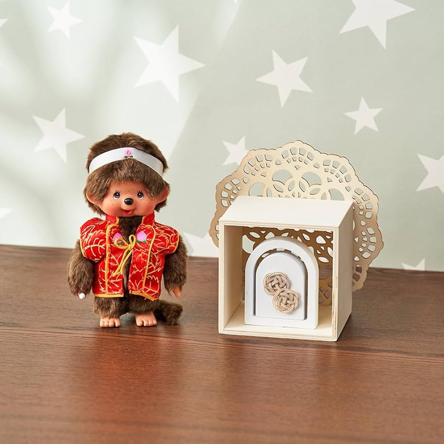 Amazon.co.jp: 久月official オリジナル 昔ばなしモンチッチ 桃太郎