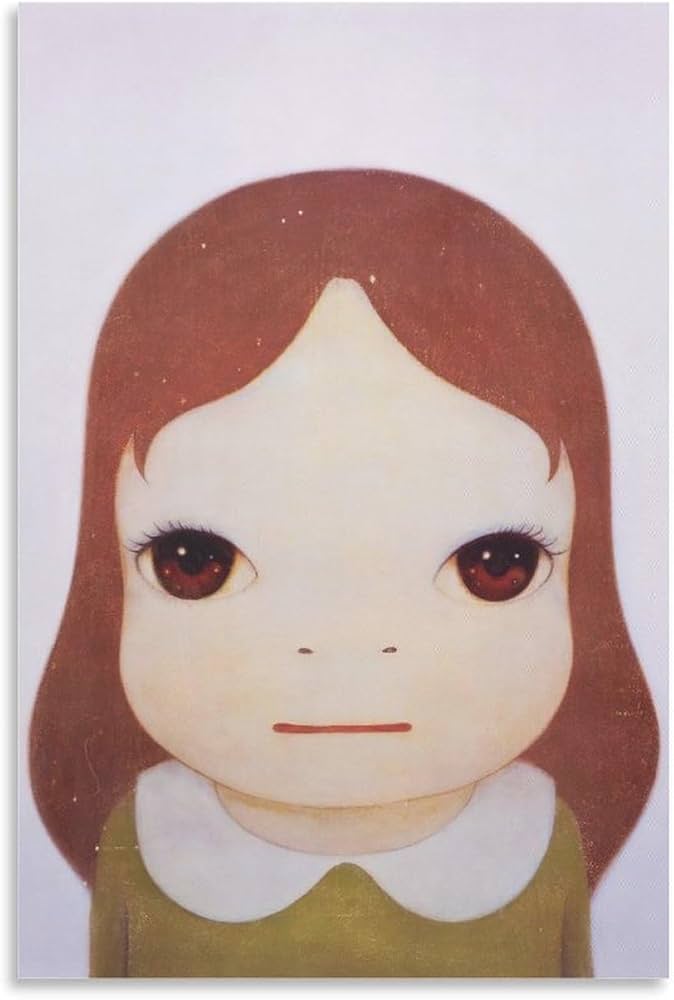 Amazon.co.jp: 奈良美智《Cosmic Girl – Eyes Wide Open》ポスター