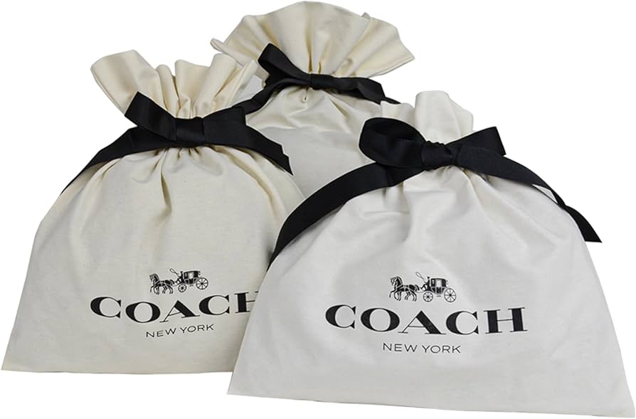 Amazon | コーチ COACH アウトレット ラッピング資材 コットン巾着袋