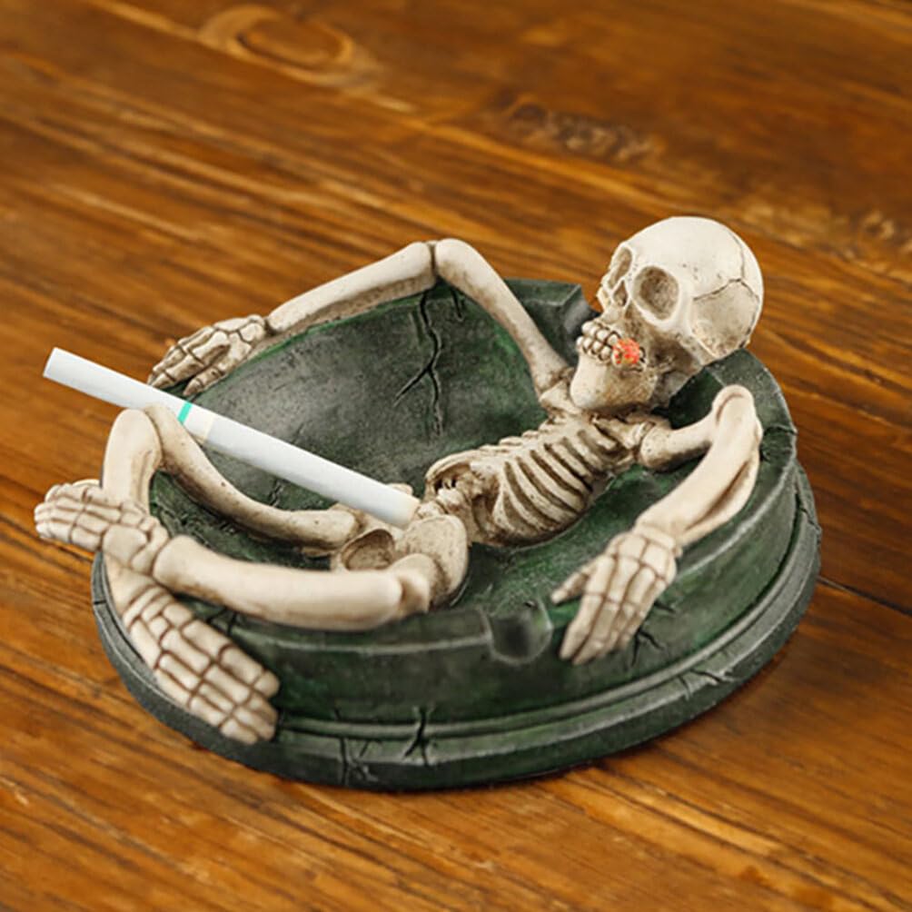 割引 ビンテージ☆スカル☆キャンドルホルダー☆灰皿☆ハロウィン☆お