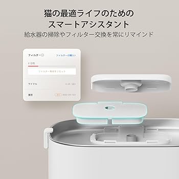 PETLIBRO オンライン 給水器 3L RFID スマートアプリモニタリング 自動
