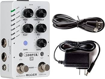 Amazon.com: MOOER Looper X2 Stereo Electric Guitar Loop Pedal