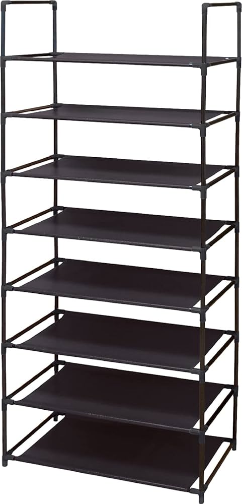 Amazon｜HAC 8段マルチラック HAC-1608 ブラック 約W57×D28×H141cm