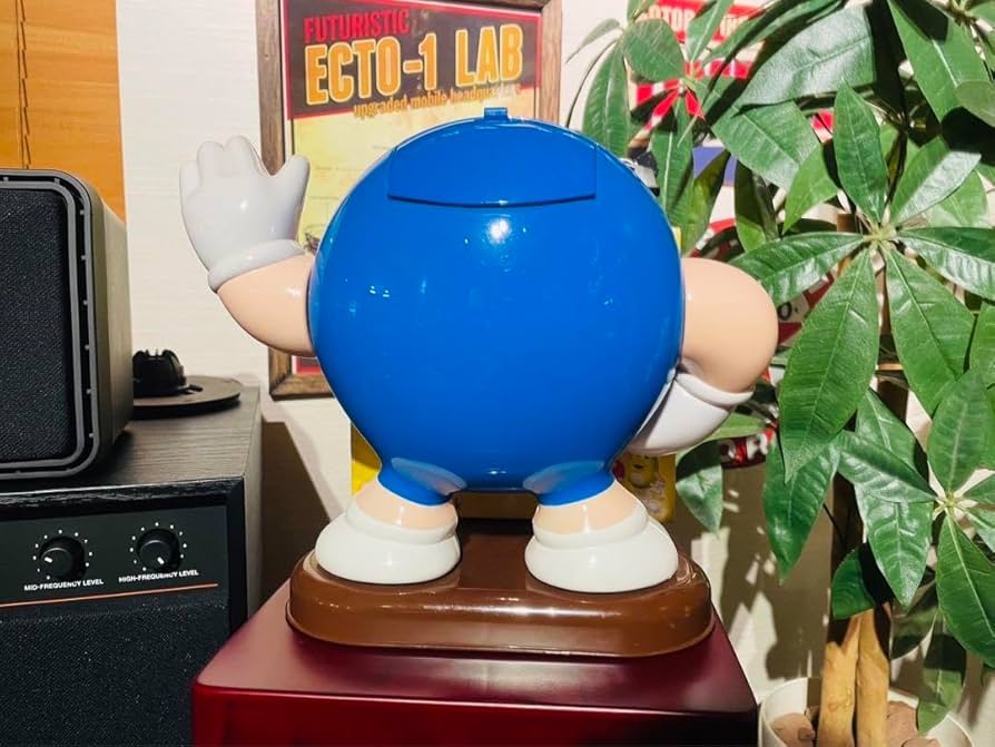 激レア M&M's エムアンドエムズ ディスプレイ コレクション ブルー 激