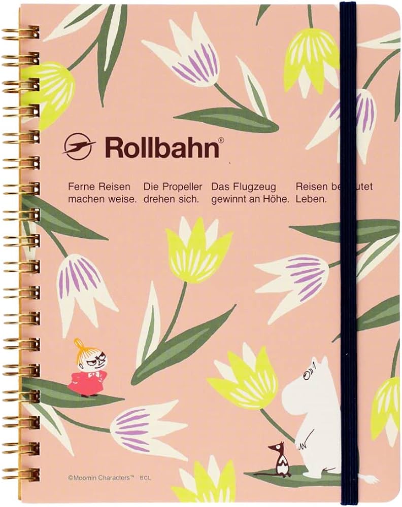は*り様 Rollbahn ポケット付メモ L ムーミン柄 4種｜2026年