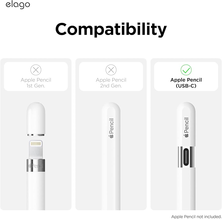 Amazon.com: elago Classic Pencil Case Compatible with Apple Pencil